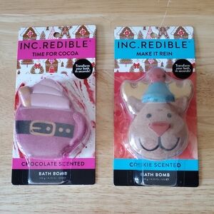 Bath Bombs 2 Cookie And Chocolate Scents New